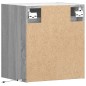 vidaXL Mobile TV a Parete con Luci LED Grigio Sonoma 41x31x45 cm vidaXL Mobile TV a Parete con Luci LED Grigio Sonoma 41x31x45 cm