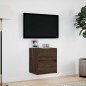 vidaXL Mobile TV a Parete con Luci LED Rovere Marrone 41x31x45 cm vidaXL Mobile TV a Parete con Luci LED Rovere Marrone 41x31x45 cm