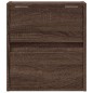 vidaXL Mobile TV a Parete con Luci LED Rovere Marrone 41x31x45 cm vidaXL Mobile TV a Parete con Luci LED Rovere Marrone 41x31x45 cm