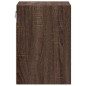 vidaXL Mobile TV a Parete con Luci LED Rovere Marrone 41x31x45 cm vidaXL Mobile TV a Parete con Luci LED Rovere Marrone 41x31x45 cm