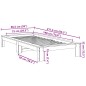 vidaXL Letto senza Materasso Marrone Cera 75x190 cm in Legno di Pino vidaXL Letto senza Materasso Marrone Cera 75x190 cm in Legno di Pino