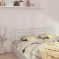 vidaXL Testiera per Letto Bianca 156x4x100cm in Legno Massello di Pino