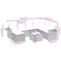 vidaXL Set Divano da Giardino 8 pz con Cuscini Grigio in Polyrattan vidaXL Set Divano da Giardino 8 pz con Cuscini Grigio in Polyrattan