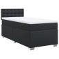 vidaXL Giroletto a Molle con Materasso Nero 90x200 cm in Similpelle vidaXL Giroletto a Molle con Materasso Nero 90x200 cm in Similpelle
