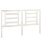vidaXL Testiera per Letto Bianca 156x4x100cm in Legno Massello di Pino