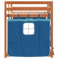 vidaXL Letto a Castello senza Materasso Blu 75x190 cm Massello Pino vidaXL Letto a Castello senza Materasso Blu 75x190 cm Massello Pino