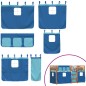 vidaXL Letto a Castello senza Materasso Blu 75x190 cm Massello Pino vidaXL Letto a Castello senza Materasso Blu 75x190 cm Massello Pino