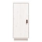 Credenza Bianca 34x40x75 cm in Legno Massello di Pino Credenza Bianca 34x40x75 cm in Legno Massello di Pino
