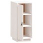 Credenza Bianca 34x40x75 cm in Legno Massello di Pino Credenza Bianca 34x40x75 cm in Legno Massello di Pino