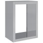 vidaXL Rastrelliera per Legna 60x40x80 cm in Acciaio Zincato