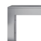 vidaXL Rastrelliera per Legna 60x40x80 cm in Acciaio Zincato