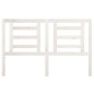 vidaXL Testiera per Letto Bianca 156x4x100cm in Legno Massello di Pino