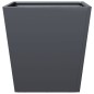 vidaXL Fioriere da Giardino 2 pz Antracite 40x40x40 cm in Acciaio