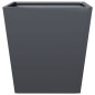 vidaXL Fioriere da Giardino 2 pz Antracite 40x40x40 cm in Acciaio