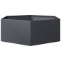 vidaXL Fioriera da Giardino Antracite Esagono 138x120x45 cm in Acciaio vidaXL Fioriera da Giardino Antracite Esagono 138x120x45 cm in Acciaio