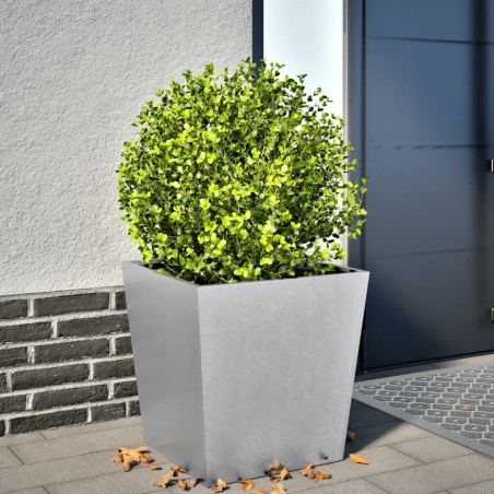 vidaXL Fioriera da Giardino 50x50x50 cm in Acciaio Zincato