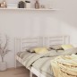 vidaXL Testiera per Letto Bianca 156x4x100cm in Legno Massello di Pino