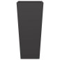 vidaXL Fioriere da Giardino 2 pz Nere 35x35x75 cm in Acciaio vidaXL Fioriere da Giardino 2 pz Nere 35x35x75 cm in Acciaio