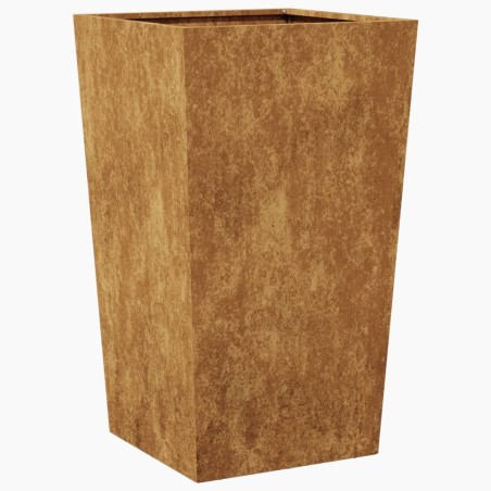 vidaXL Fioriera da Giardino 45x45x75 cm in Acciaio Corten