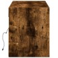 vidaXL Mobile TV a Parete con Luci LED Rovere Fumo 140x31x38 cm vidaXL Mobile TV a Parete con Luci LED Rovere Fumo 140x31x38 cm