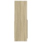 vidaXL Credenza Rovere Sonoma 63x33x100 cm in Truciolato vidaXL Credenza Rovere Sonoma 63x33x100 cm in Truciolato