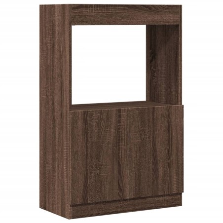 vidaXL Credenza Rovere Marrone 63x33x100 cm in Truciolato