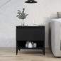 Tavolino Nero 50x46x50 cm in Legno Multistrato Tavolino Nero 50x46x50 cm in Legno Multistrato