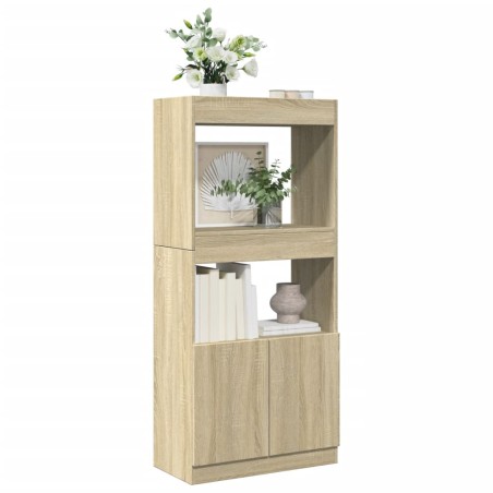 vidaXL Credenza Rovere Sonoma 63x33x140 in Truciolato