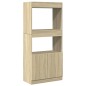 vidaXL Credenza Rovere Sonoma 63x33x140 in Truciolato vidaXL Credenza Rovere Sonoma 63x33x140 in Truciolato