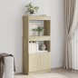 vidaXL Credenza Rovere Sonoma 63x33x140 in Truciolato vidaXL Credenza Rovere Sonoma 63x33x140 in Truciolato