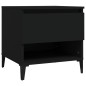 Tavolino Nero 50x46x50 cm in Legno Multistrato Tavolino Nero 50x46x50 cm in Legno Multistrato