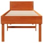 vidaXL Letto senza Materasso Marrone Cera 90x200 cm Legno di Pino vidaXL Letto senza Materasso Marrone Cera 90x200 cm Legno di Pino
