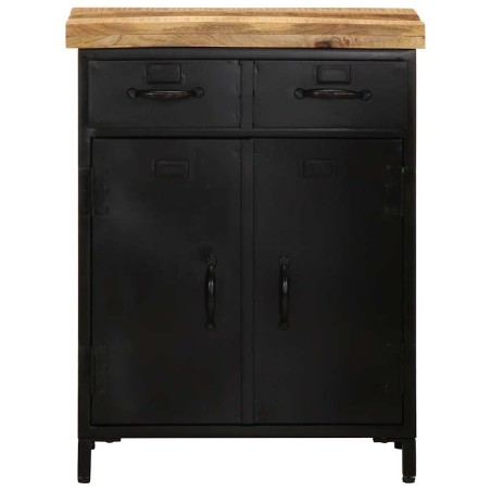 vidaXL Credenza 55x30x71 cm in Legno Massello di Mango