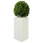 vidaXL Fioriera da Giardino Bianca Triangolare 50x43x75 cm in Acciaio vidaXL Fioriera da Giardino Bianca Triangolare 50x43x75 cm in Acciaio