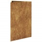 vidaXL Fioriere da Giardino 2 pz Triangolari 50x43x75cm Acciaio Corten vidaXL Fioriere da Giardino 2 pz Triangolari 50x43x75cm Acciaio Corten