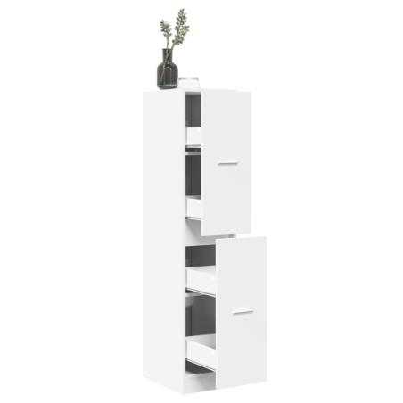vidaXL Armadietto da Farmacia Bianco 30x41x144,5 cm in Truciolato
