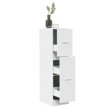 vidaXL Armadietto da Farmacia Bianco 30x41x118 cm in Truciolato