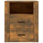 vidaXL Comodino Rovere Fumo 50x36x60 cm Legno Multistrato vidaXL Comodino Rovere Fumo 50x36x60 cm Legno Multistrato
