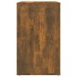 vidaXL Comodino Rovere Fumo 50x36x60 cm Legno Multistrato vidaXL Comodino Rovere Fumo 50x36x60 cm Legno Multistrato