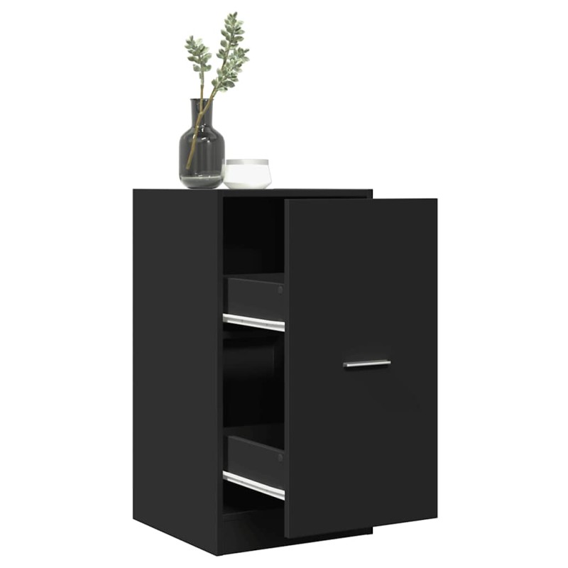 vidaXL Armadietto da Farmacia Nero 40x41x77,5 cm in Truciolato vidaXL Armadietto da Farmacia Nero 40x41x77,5 cm in Truciolato