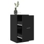 vidaXL Armadietto da Farmacia Nero 40x41x77,5 cm in Truciolato vidaXL Armadietto da Farmacia Nero 40x41x77,5 cm in Truciolato