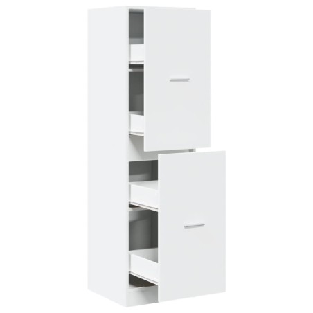 vidaXL Armadietto da Farmacia Bianco 40x41x144,5 cm in Truciolato