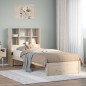 vidaXL Giroletto con Libreria senza Materasso 75x190 cm in Legno Pino vidaXL Giroletto con Libreria senza Materasso 75x190 cm in Legno Pino
