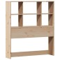 vidaXL Giroletto con Libreria senza Materasso 75x190 cm in Legno Pino vidaXL Giroletto con Libreria senza Materasso 75x190 cm in Legno Pino