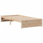 vidaXL Giroletto con Libreria senza Materasso 75x190 cm in Legno Pino vidaXL Giroletto con Libreria senza Materasso 75x190 cm in Legno Pino