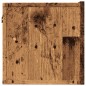 vidaXL Mobili TV a Parete 2pz Legno Antico 100x30x30 cm vidaXL Mobili TV a Parete 2pz Legno Antico 100x30x30 cm