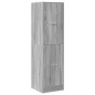 vidaXL Armadietto da Farmacia Grigio Sonoma 40x41x144,5 cm Truciolato vidaXL Armadietto da Farmacia Grigio Sonoma 40x41x144,5 cm Truciolato