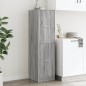 vidaXL Armadietto da Farmacia Grigio Sonoma 40x41x144,5 cm Truciolato vidaXL Armadietto da Farmacia Grigio Sonoma 40x41x144,5 cm Truciolato