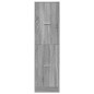 vidaXL Armadietto da Farmacia Grigio Sonoma 40x41x144,5 cm Truciolato vidaXL Armadietto da Farmacia Grigio Sonoma 40x41x144,5 cm Truciolato