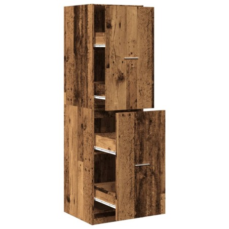 vidaXL Armadietto da Farmacia Legno Vecchio 40x41x144,5 cm Truciolato